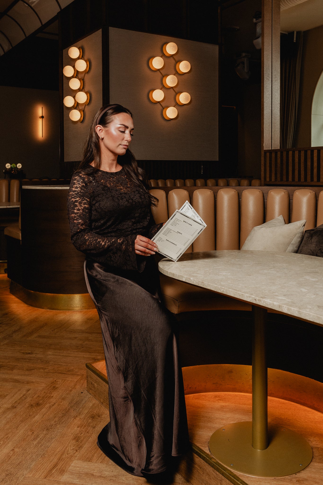 VMLIVIA Long Skirt - Chocolate Torte